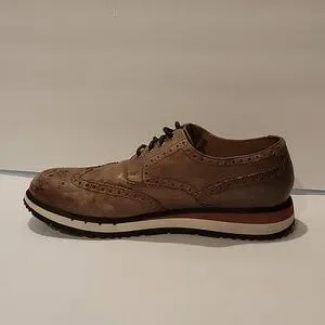 Prada size 9 gorgeous shoes brown wingtips PRADA Brogue Genuine Leather Wingtip Platform Derby Sneakers  main image 2